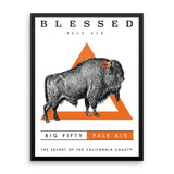 Big Fifty Framed poster - Blessed Brewing